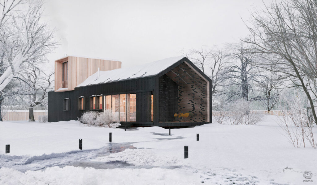 This efficient little garage is designed to accommodate three uses: a two car garage, potting alcove or shop, and a small cottage plan above ...
